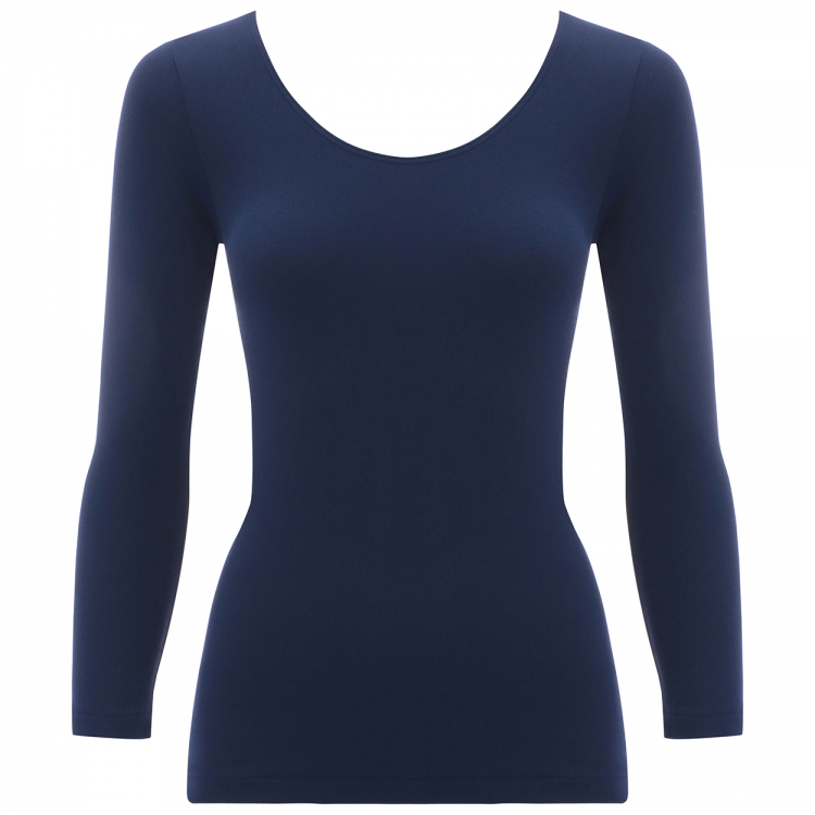 Triumph (トリンプ)Triumph 肌側綿100インナー5480 8分袖トップ(M,L