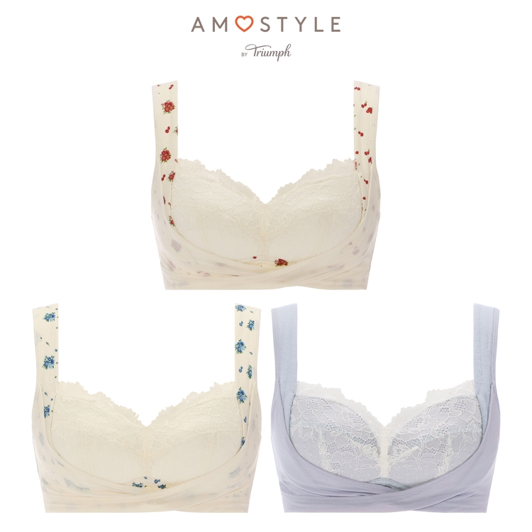 AMOSTYLE（アモスタイル） 見せKawa ホールドナイトブラ AMST1550 N