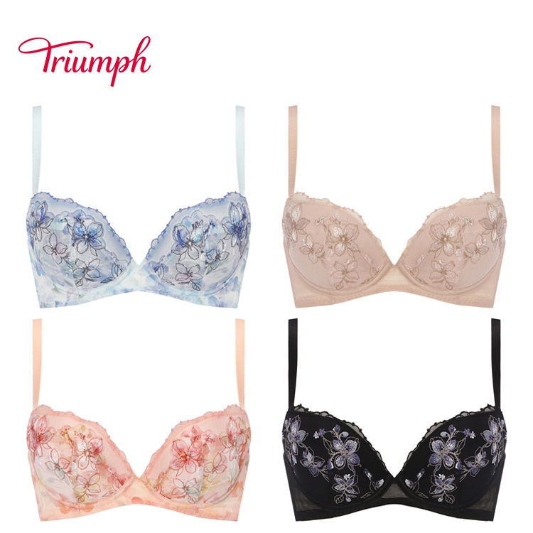 トリンプ)Triumph 天使のブラ さら凛スリム654 ブラジャー(D,E,Fカップ