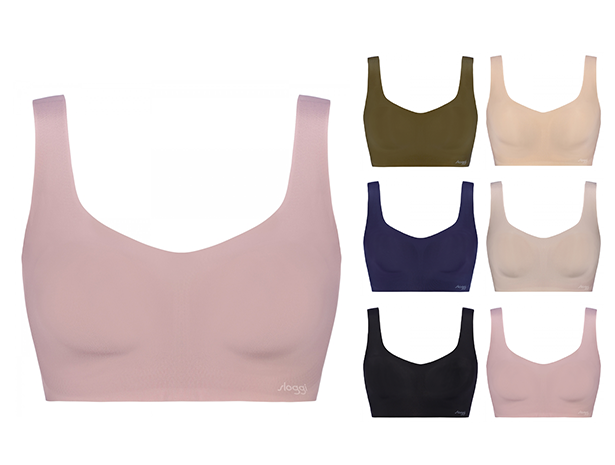 まとめ買い対象 WEB限定セール20％OFF スロギー ゼロ フィール ベーシック 2 ハーフトップ(S,M,Lサイズ)  sloggi Zero Feel Top JX