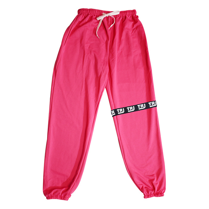 ひざ部分 ロゴテープ カラーパンツ 9カラー ダンスパンツ カラパン