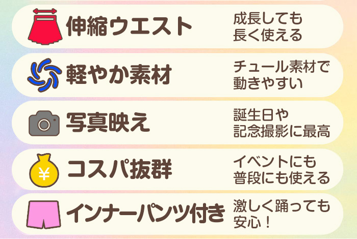 キッズダンス衣装 2点セット チュチュスカート...の詳細画像5