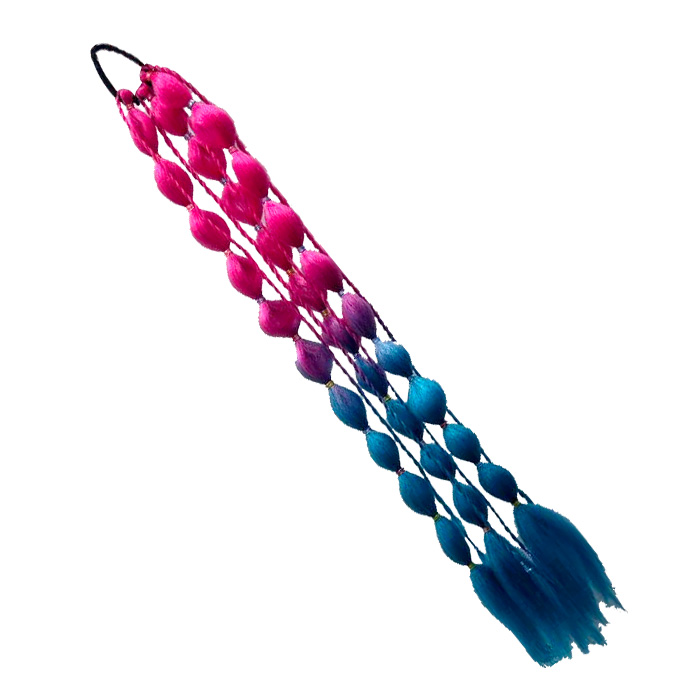 たまねぎ キャンディーヘア 三つ編み カラーエクステ フィッシュボーン