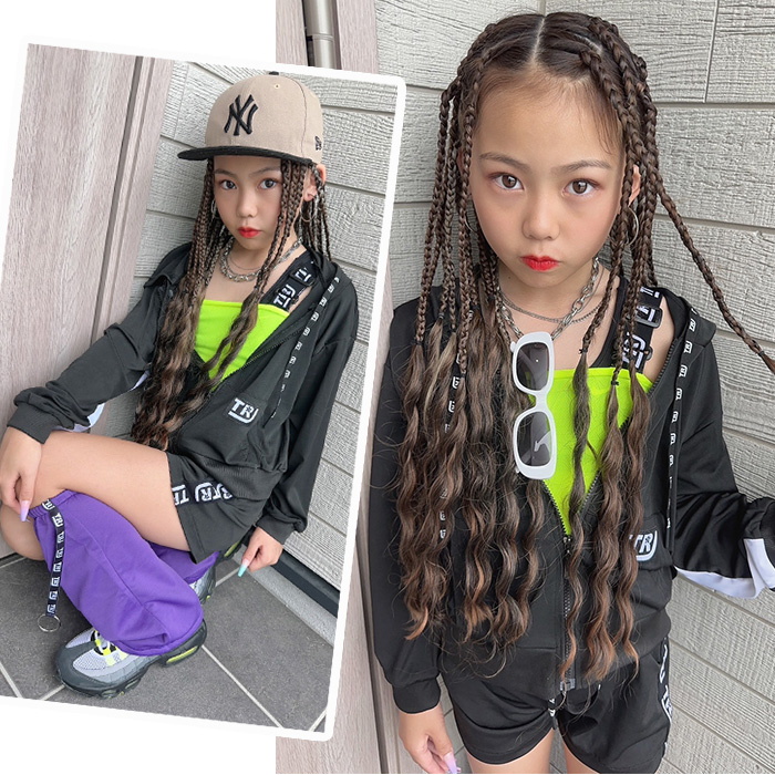 キッズダンス衣装 上下2点セット スウェット パーカーとショートパンツ