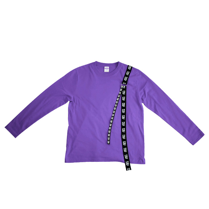 24SS コムデギャルソン　AD2023　リボン　変形　Tシャツ　パープル 24SS コムデギャルソンAD2023リボン変形Tシャツパープル