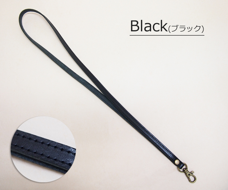 ネックホルダー 栃木レザーネックホルダー 　内周87ｃｍ　1cm幅 用途色々｜trois-trois｜07