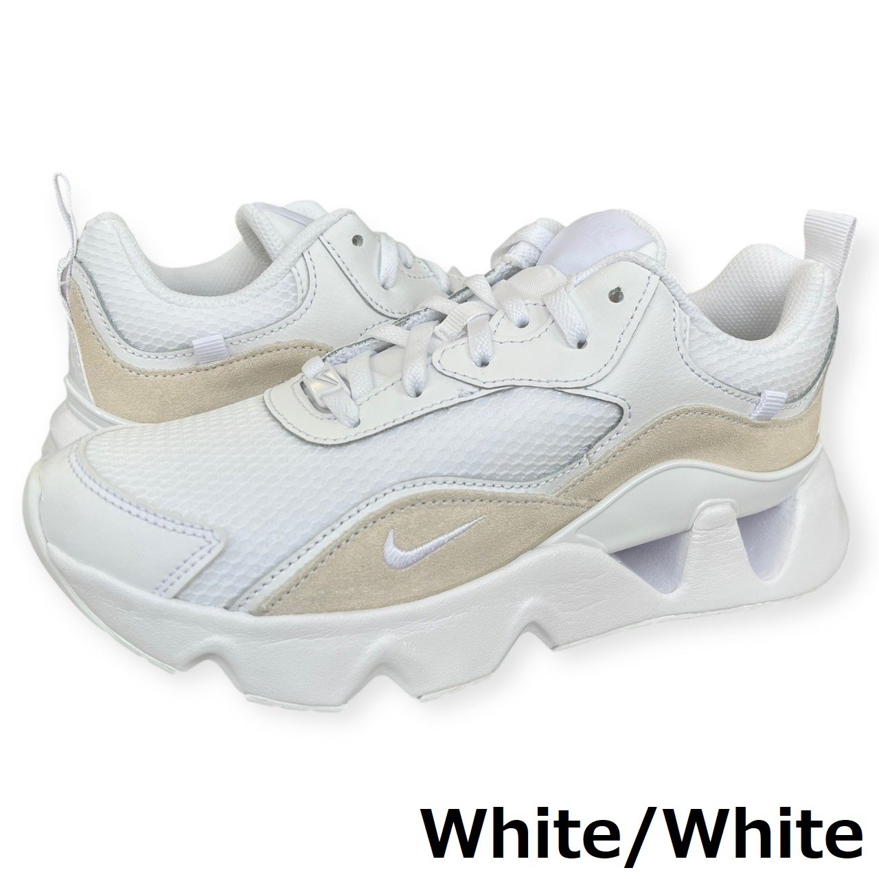 NIKE ナイキ スニーカー 厚底 レディ ース 黒 白 軽量 ryz365 I