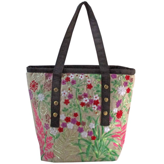 人気ブランド ミニバッグ 薔薇の花 刺繍 ハンドメイド サブバッグ トートバッグ Naimyavuz Com Tr