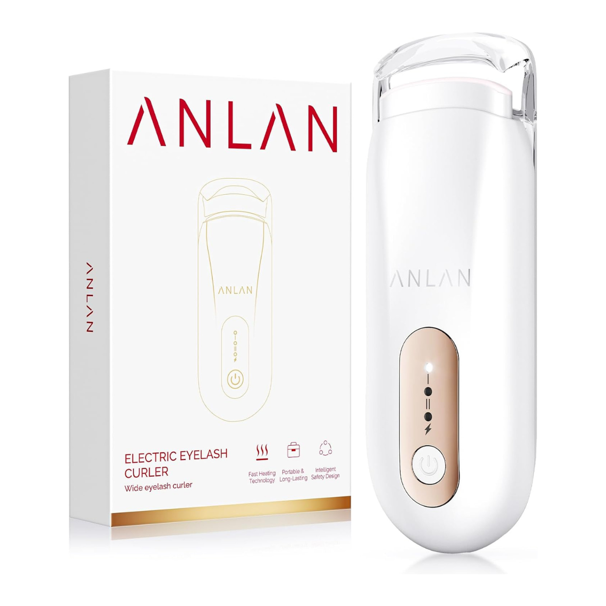 ANLAN（アンラン） ホットビューラー 挟む まつ毛カーラー ビューラー