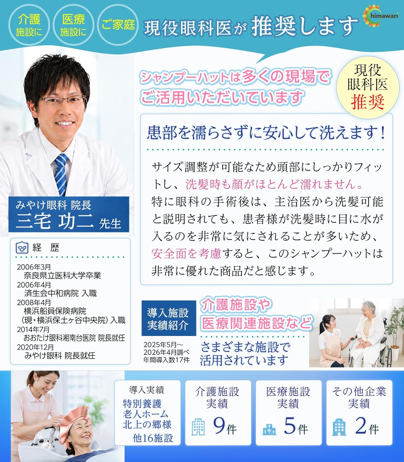 シャンプーハット 介護用 大人 子ども 赤ちゃん対応 バスグッズ 21段階