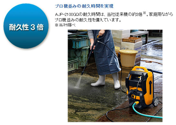 KYOCERA（京セラ） 高圧洗浄機 60Hz AJP-2100GQ-60 : 買援隊ヤフー店