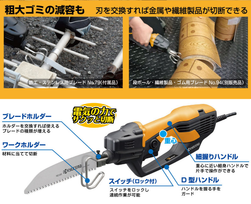 KYOCERA（京セラ） レシプロソー ASK-1001 618404A : 買援隊ヤフー店