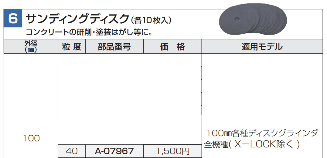 マキタ サンディングディスク 外径100mm/各10枚入 A-07967 :A-07967:買援隊ヤフー店 - 通販 - Yahoo!ショッピング