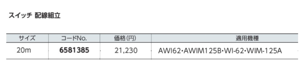 リョービ リモコンウインチ・ウインチ用 スイッチ 配線組立 6581385