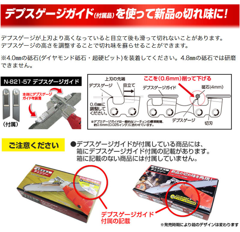 ニシガキ工業 （P8倍）ニシガキ 刃研ぎ名人チェンソー 超硬ビット装着