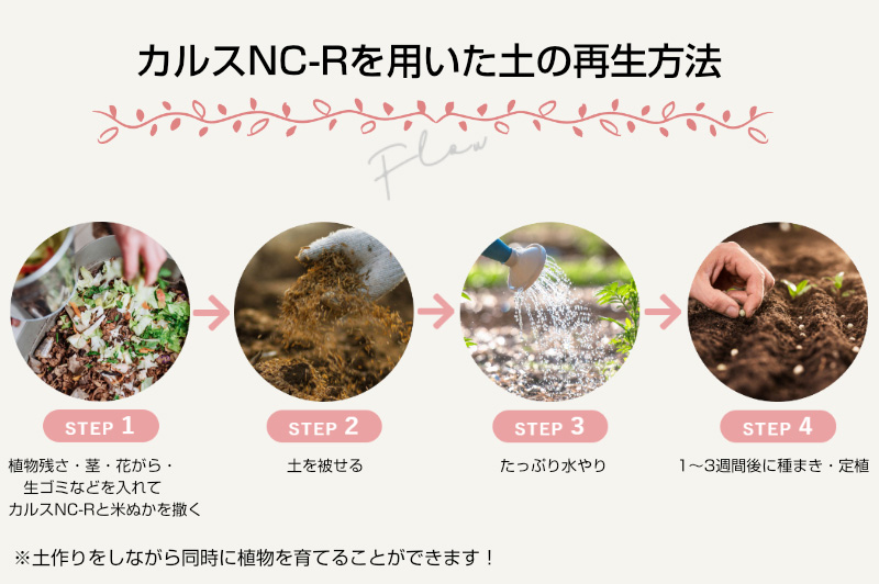 カルスnc−r 粉状 10kg 2袋 合計20kg リサール酵産 土壌改良資材