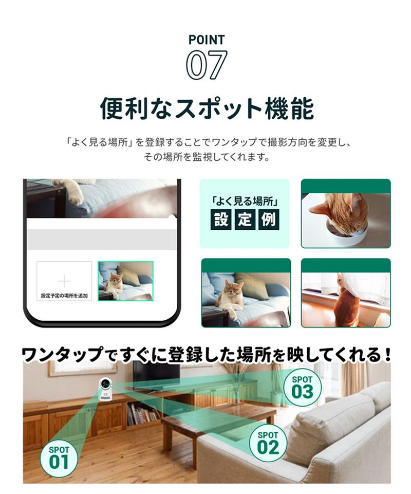 WTW 塚本無線 塚本無線 見守りカメラ みてるちゃん猫24 スマートカメラ