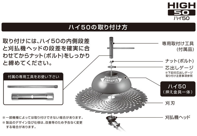 北村製作所 ジズライザーHIGH50 ハイ50 専用取付け工具付 ZAT-H50AA