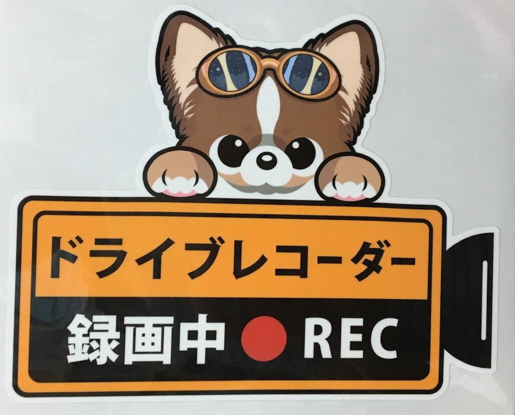 犬 柴犬 黒柴 クロシバ ドライブレコーダー録画中 犬種 外張りステッカー（シバイヌ２）ドラレコ ステッカー ドッグ いぬ イヌ 車 オーナーズグッズ  あおり運転 :10004049:犬と動物 トラストワンポイント - 通販 - Yahoo!ショッピング