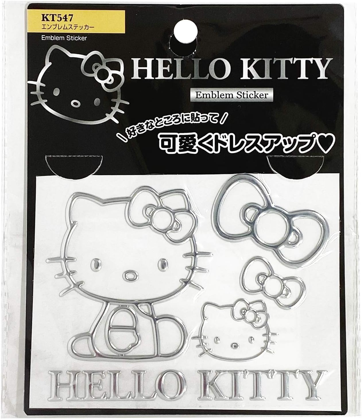 KT547 ハローキティ エンブレムステッカー | キティ シール ステッカー