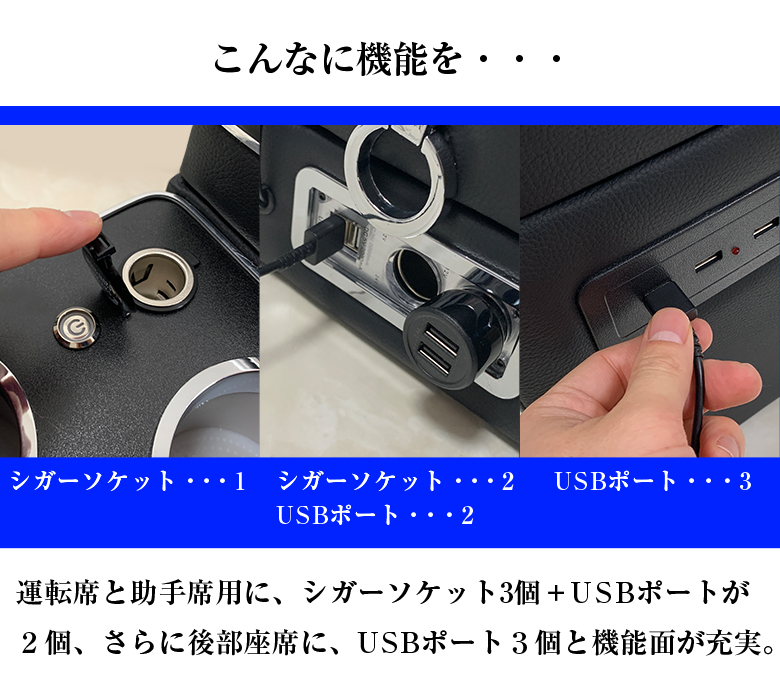 超高品質で人気の ヴォクシー 80系 コンソールボックス オムニスコンソール 5USB 3DC コンソール 車 ノア セレナ VOXY NOAH  SERENA ミニバン ヴォクシーコンソール ノアコンソール セレナコンソール ドリンクホルダー 収納 fucoa.cl