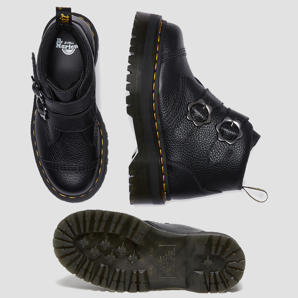 Dr.Martens / DEVON HERAT/ブーツ/UK5/BLK/レザー Dr. Martens