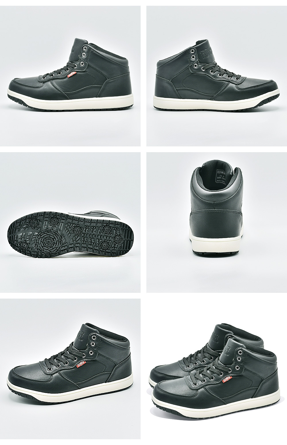 EDWIN（エドウィン） スニーカー メンズ EDW-7971 防水 ハイカット