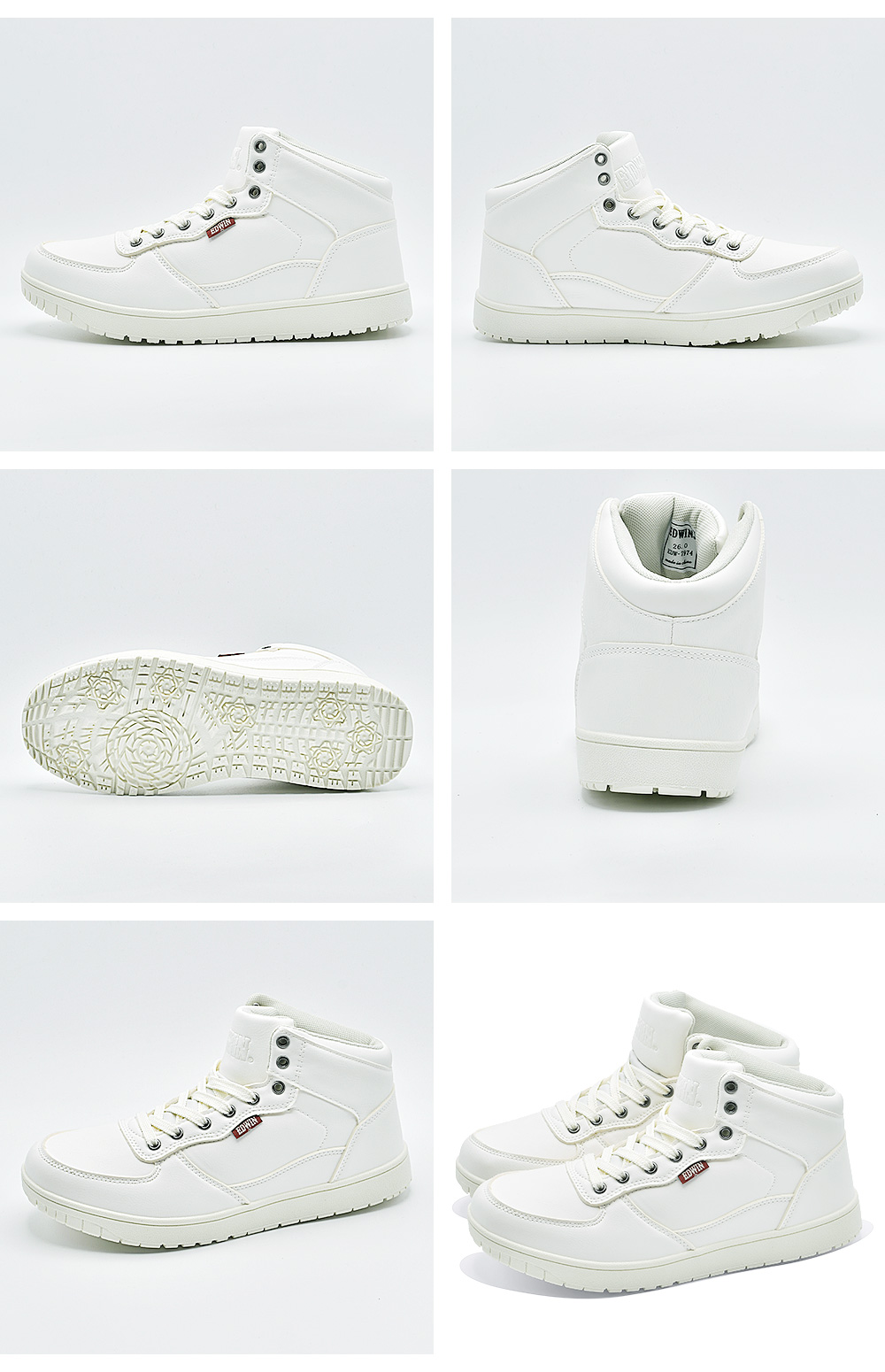 EDWIN（エドウィン） スニーカー メンズ EDW-7971 防水 ハイカット