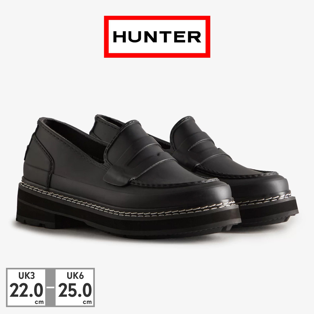 HUNTER レインローファー REF STITCH PENNY LOAFER WFF1089RMA ハンター HUNTER HUNTER レインローファー REF STITCH PENNY