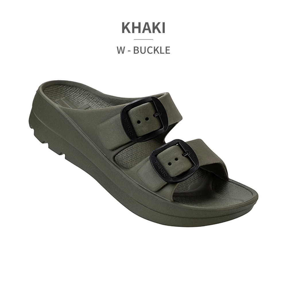 TELIC W-BUCKLE テリック サンダル メンズ レディース ダブル