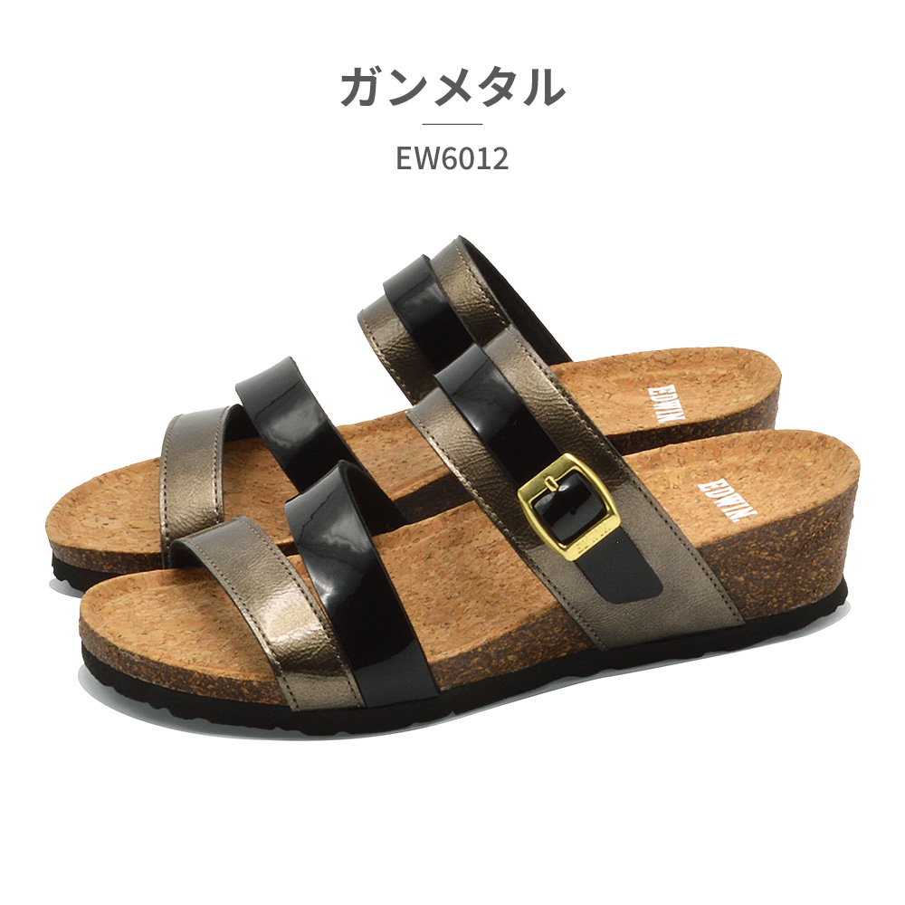EDWIN サンダル レディース EW6012 エドウィン 2025春夏 ウェッジソール | EDWIN | 01