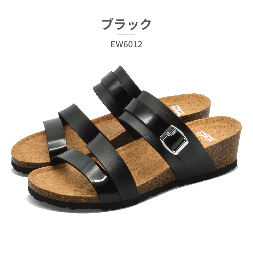 EDWIN サンダル レディース EW6012 エドウィン 2025春夏 ウェッジソール | EDWIN | 03