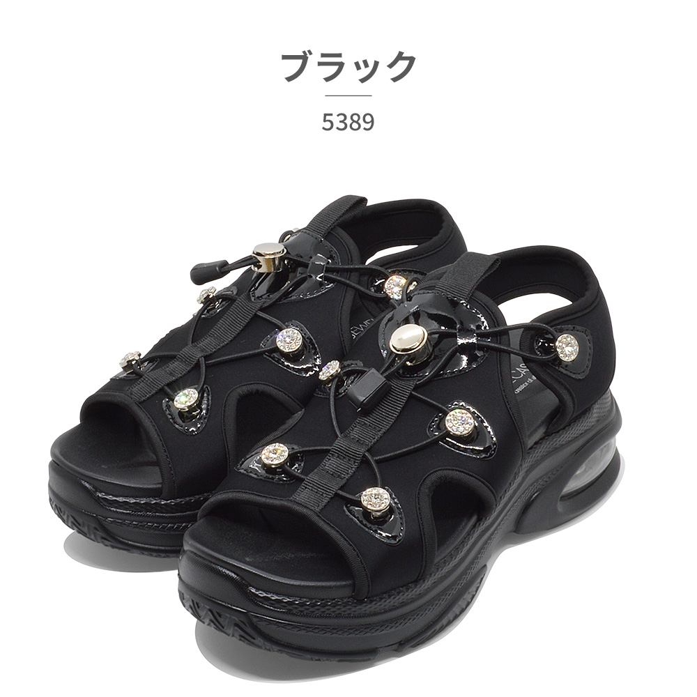 ジュエルキャスケット サンダル レディース 5389 Jewel Casket 厚底
