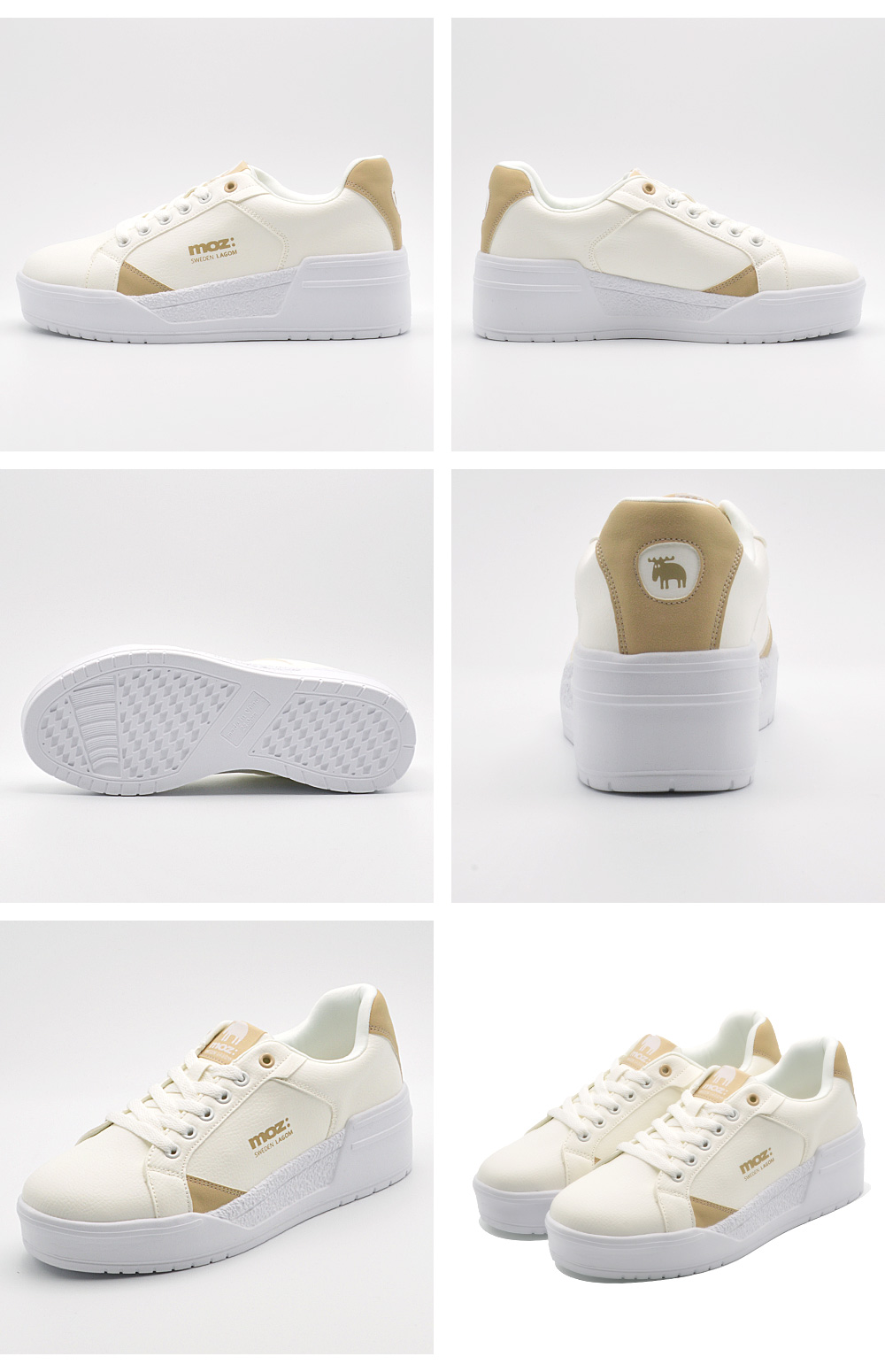moz（モズ） MOZ:SWEDEN LAGOM スニーカー レディース 25933 厚底