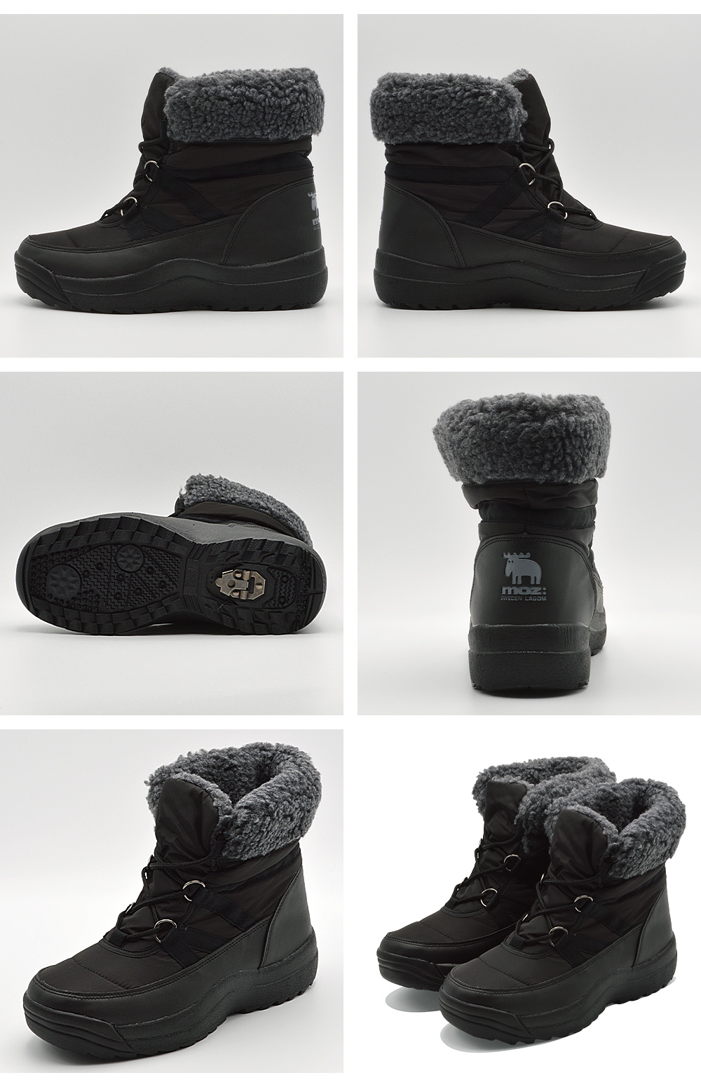 moz（モズ） ブーツ レディース 9801 MOZ:SWEDEN LAGOM 防寒 撥水 防水