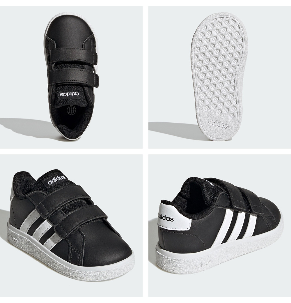 adidas アディダス スニーカー キッズ グランドコート GW6523