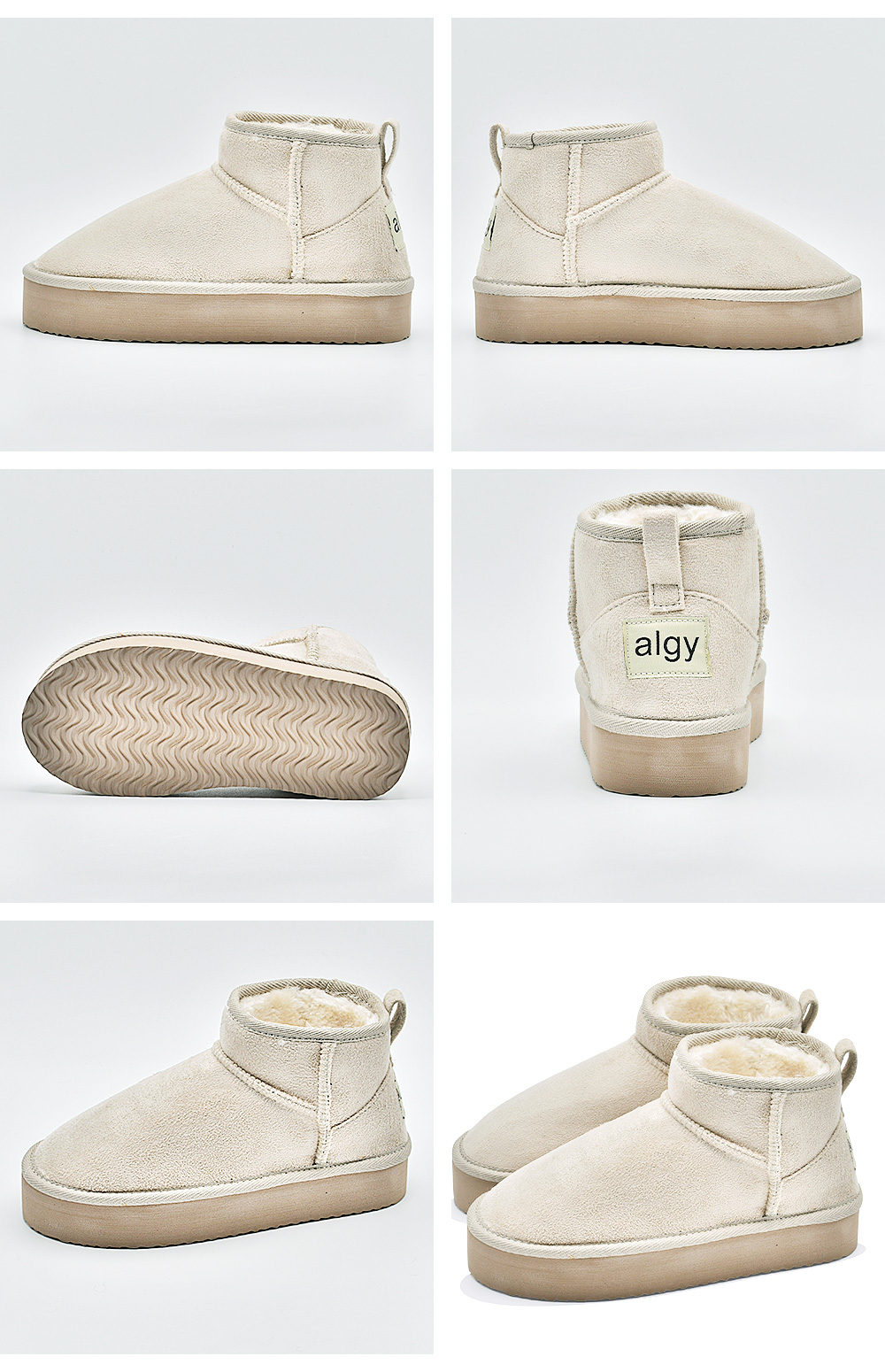 algy(アルジー) ムートンブーツ キッズ 3465 2025秋冬 厚底 防寒 algy(アルジー) ムートンブーツ キッズ 3465 2025秋冬 厚底 防寒