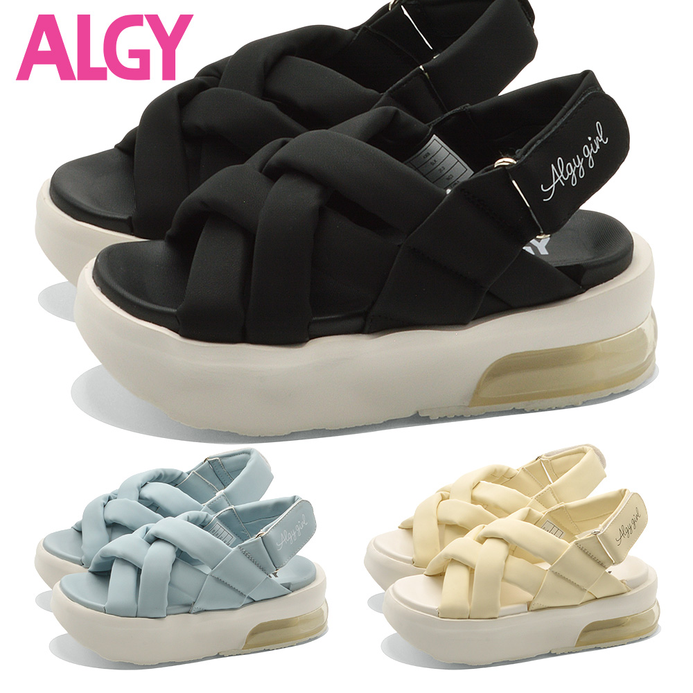 algy（アルジー） サンダル キッズ 4308 2025SS 厚底 エアソール
