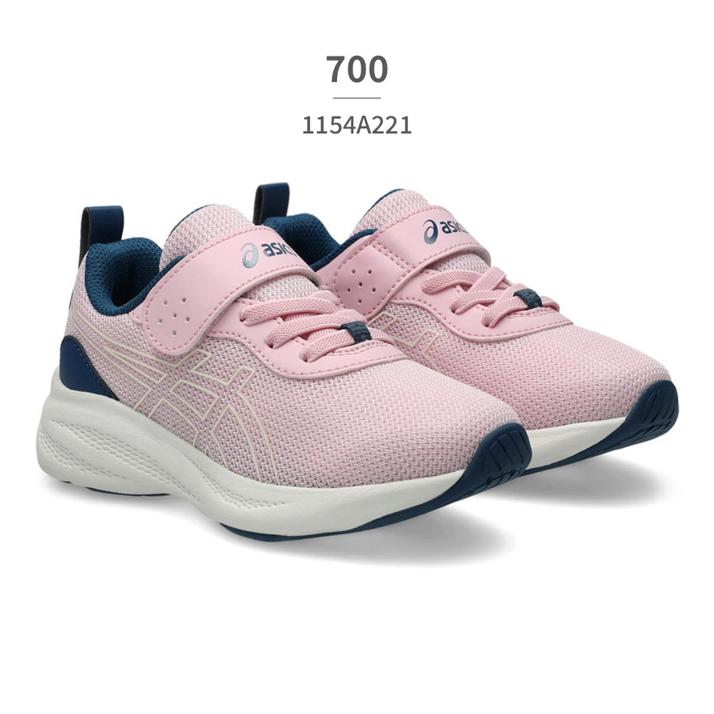 asics ベルクロ式安全靴 青とピンク ASICS（アシックス） スニーカー キッズ 子供靴 レーザービーム