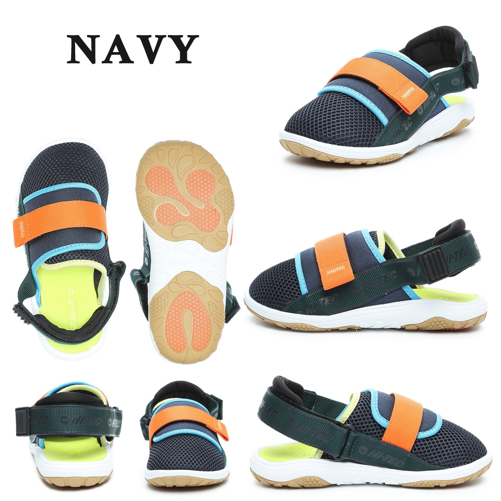 活きる HI-TEC ハイテック サンダル キッズ KAWAZ CLOG KIDS カワズ