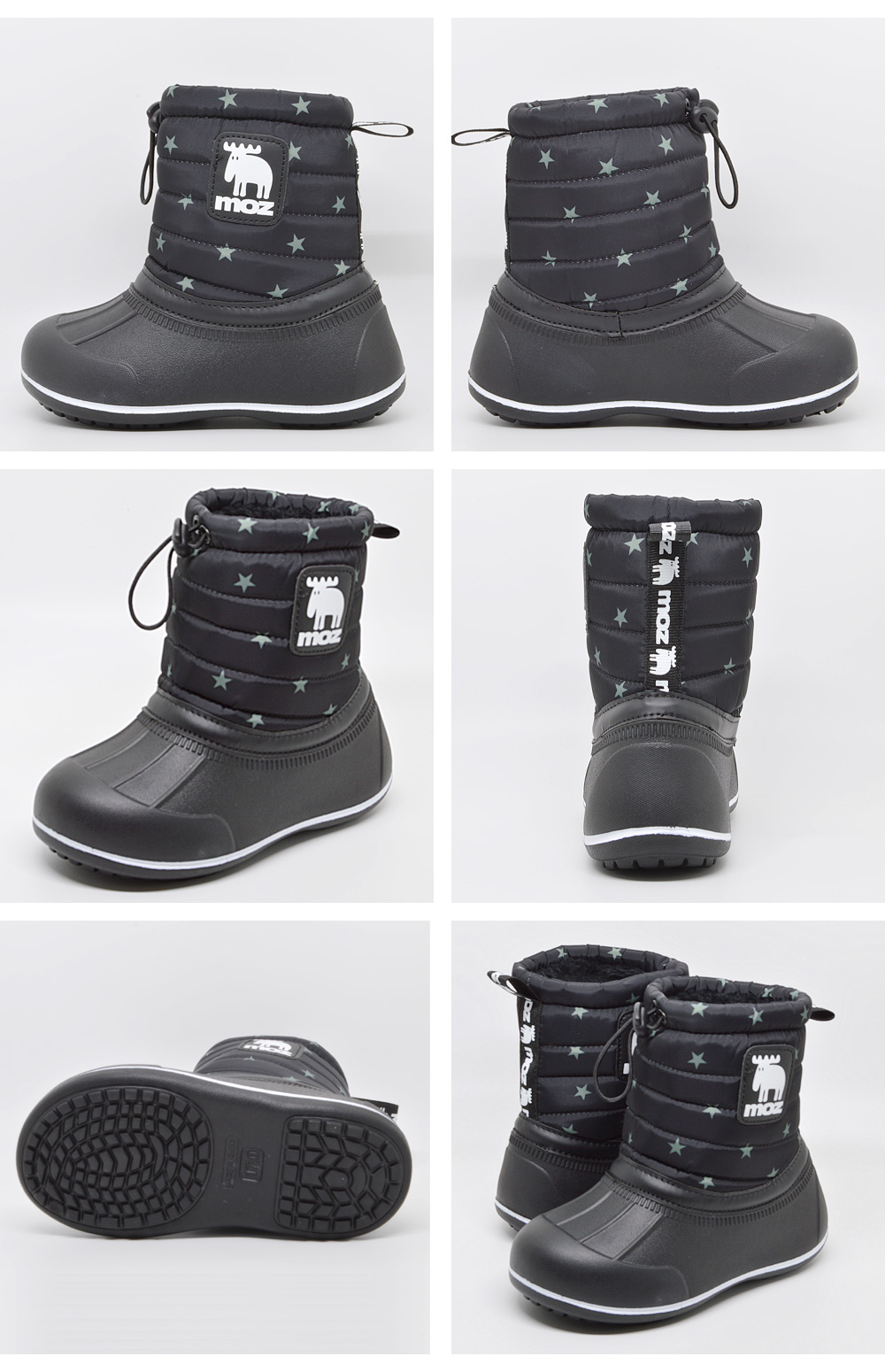 moz（モズ） スノーシューズ キッズ MZ-8231 防寒 : つるや 靴の