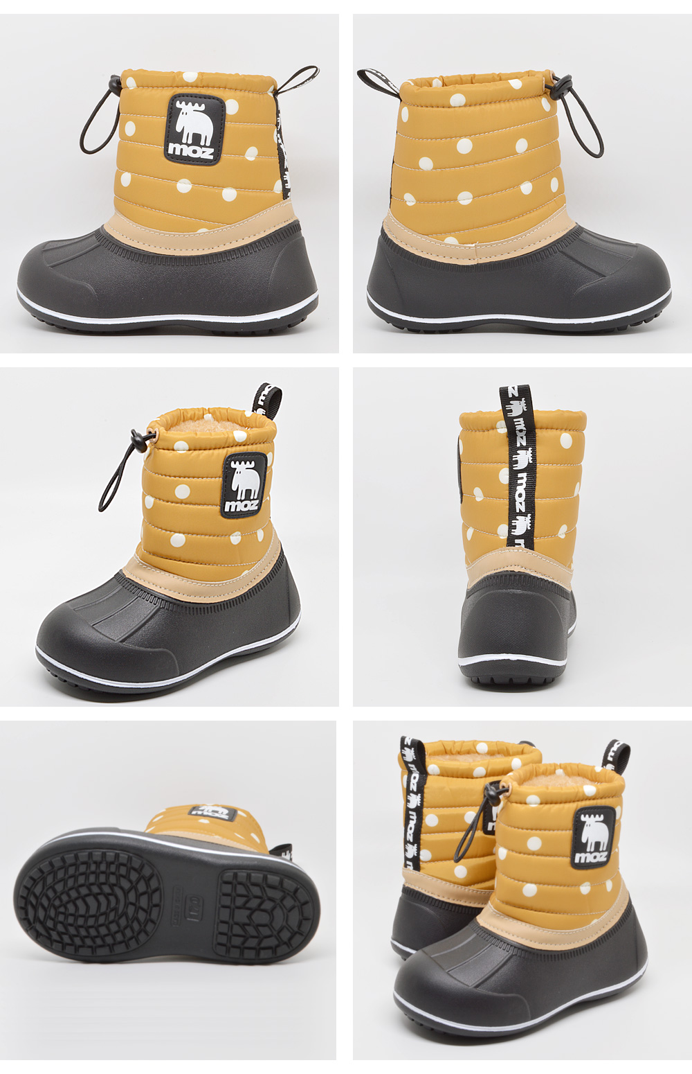 moz（モズ） スノーシューズ キッズ MZ-8231 防寒 : つるや 靴の