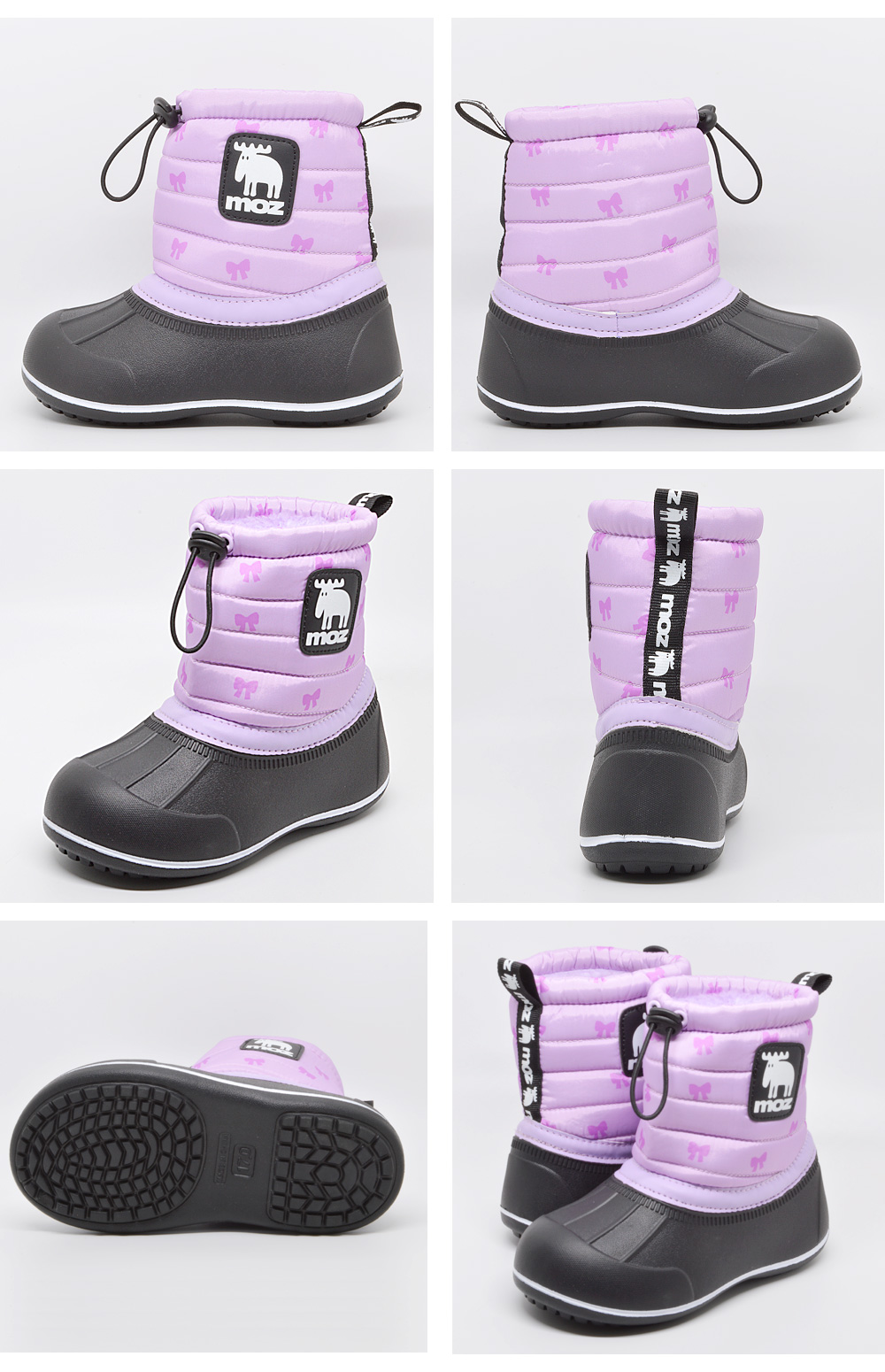 moz（モズ） スノーシューズ キッズ MZ-8231 防寒 : つるや 靴の