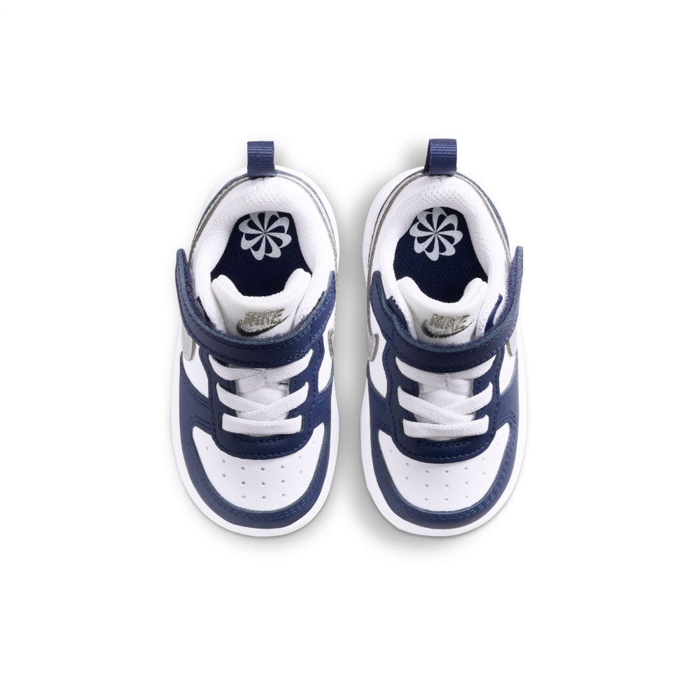 NIKE（ナイキ） スニーカー キッズ コート ボロー LOW リクラフト TD
