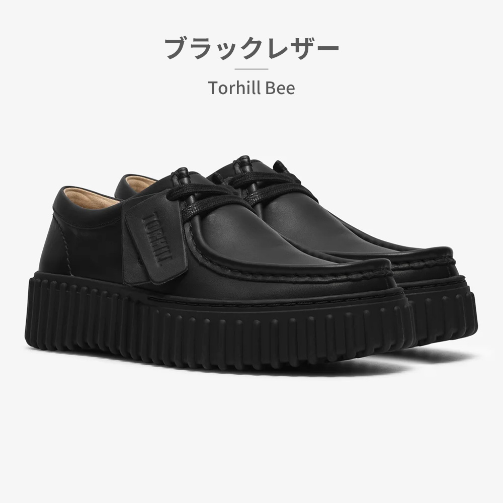 CLARKS ORIGINALS ブラック モカシン 8 Clarks（クラークス） ブーツ メンズ 男性用 トーヒル ハイ Black