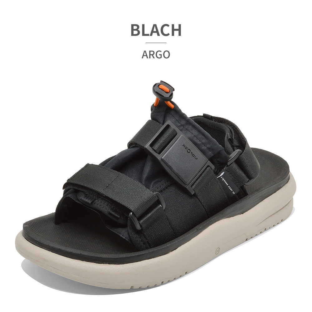 OHGA ブラック サテン ミュール Square Gurka Sandal [No.2808]