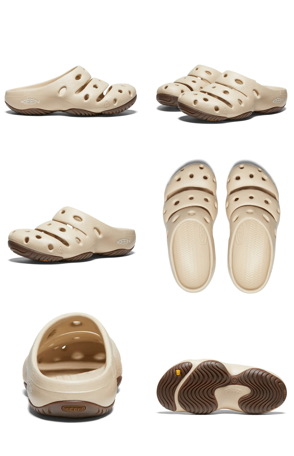 KEEN KIND クリーム色サンダル　27.0 ヨギ KEEN（キーン） サンダル レディース ヨギ 1026247 1028812 1027359