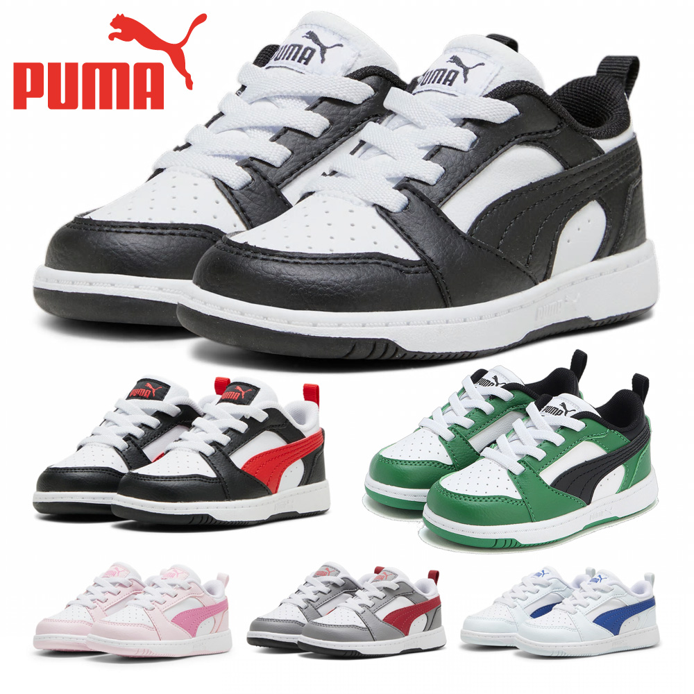 PUMA プーマ スニーカー キッズ リバウンドV6 ロー AC 393835 01