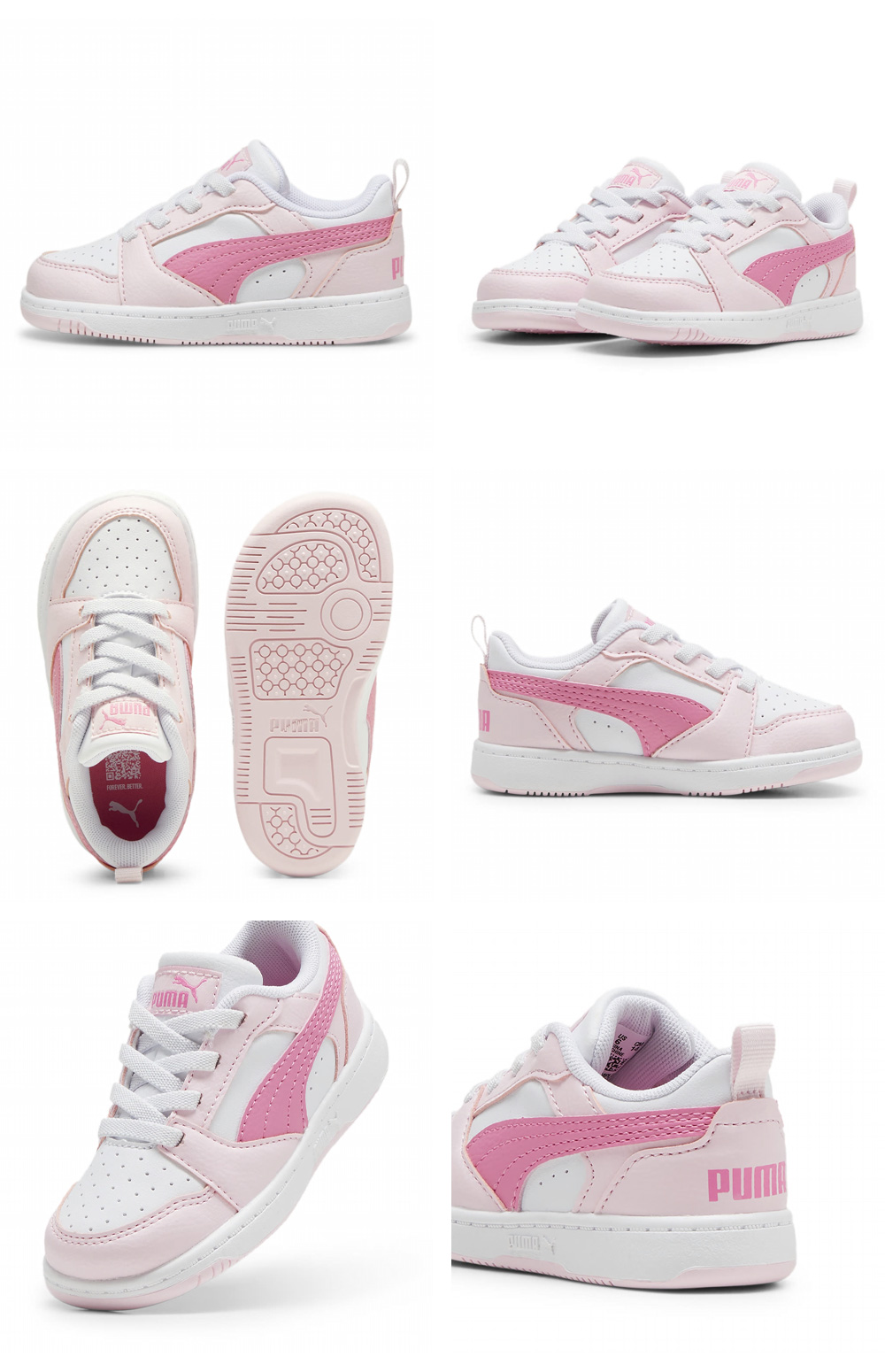 PUMA プーマ スニーカー キッズ リバウンドV6 ロー AC 393835 01