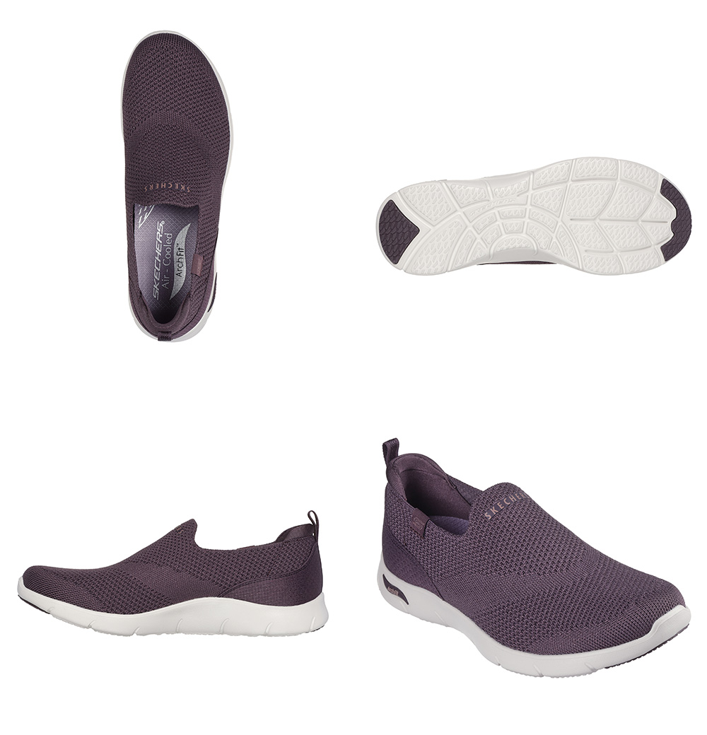 SKECHERS スケッチャーズ スリッポン レディース アーチフィット